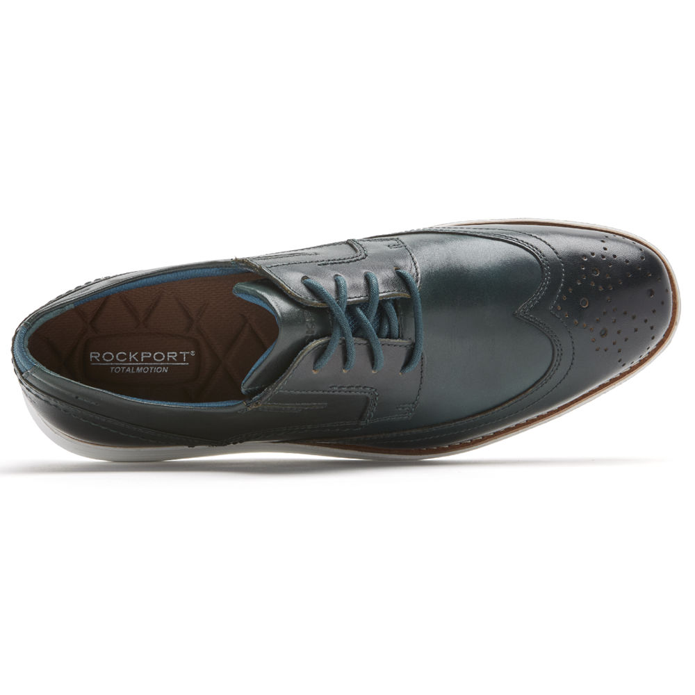 Rockport Finskor Herr Gröna - Total Motion Sport Wingtip - LHZAE5804